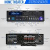 Pyle Wireless Bluetooth Home Theater Amplifier - PT6060CHAE, 6 Channel, 2000W Peak Power, Black - 2 of 4