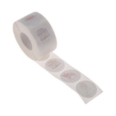 Unique Bargains Christmas Stickers for Ceramic Glass Metal Paper Plastic Peel Cartoon Designs Colorful 1Pcs