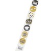 Bright Creations 1000 Count Graduation Stickers Roll, Congrats Grad Cap Decal Roll Supplies, 8 Designs, Black & Gold, 1.5 inch - 3 of 4