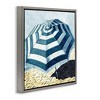 Stupell Industries Striped Beach Umbrella Floating Frame Canvas Art - 2 of 4