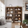 67.4" Farmhouse Bookcase - 5-Tier Rustic Wood Shelf for Living Room, Home Office 45 lbs per Shelf - 4 of 4