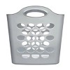 Racxily 6 Pack Flexible Plastic Laundry Basket, Arctic White - 4 of 4