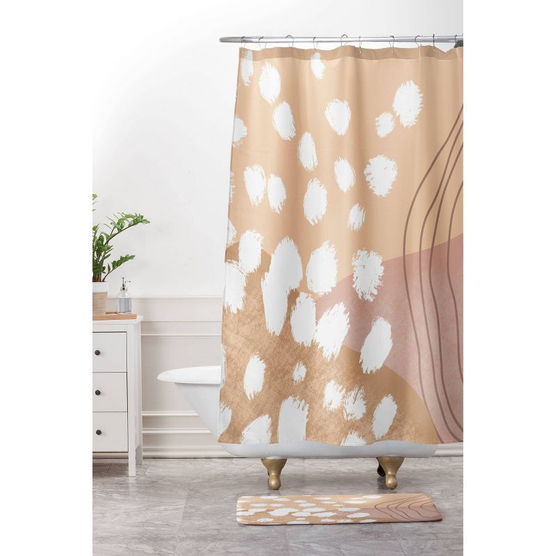 Aleeya Jones Modern Abstract Nudes Shower Curtain Beige - Deny Designs, 4 of 5