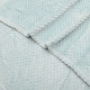 Unique Bargains Blanket Mesh Pineapple Pattern Coral Fleece Polyester 28"x39" - 3 of 4