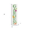 HomeRoots 36" Green And White Garden Solid Wood Porch Sign - 3 of 4