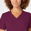 Wink W123 Women's Mock Wrap Scrub Top - 4 of 4