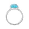Silpada 'Picturesque' Sterling Silver Compressed Teal Turquoise Ring - 3 of 4