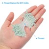 Unique Bargains DIY Craft Handmade Decorative Double Heads Artificial Flower Stamens 150 Pcs - 3 of 4