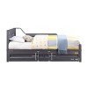 Acme Furniture Twin/Full Cargo Bed Gunmetal Finish - 4 of 4