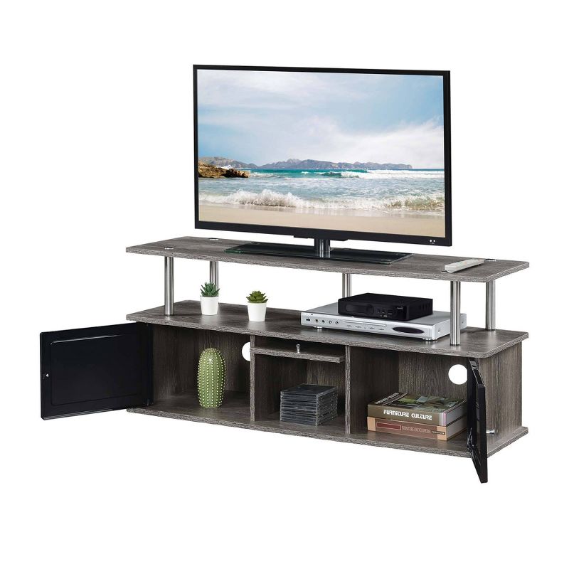 Designs2Go TV Stand for TVs up to 50" with 3 Storage Cabinets and Shelf - Breighton Home, 4 of 6