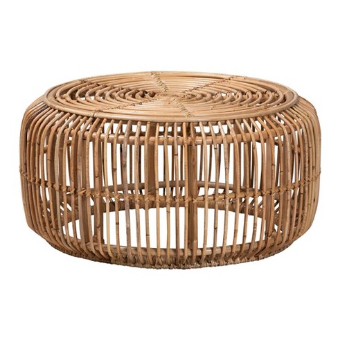 Target wicker store coffee table