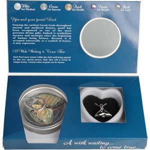 DIY Wish Pearl Necklace Kit with Lotus Cage, Cultured Pearl in Oyster Gift Set - 1 of 4