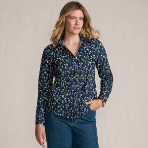 Lands' End Women's No Iron Supima Cotton Long Sleeve Shirt - 1 of 4
