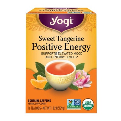 Yogi Tea - Sweet Tangerine Positive Energy Tea - 16ct