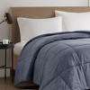 Minimalism Style Cooling Jersey Knit Down Alternative Comforter, Silky & Smooth Lightweight Bedding for All Season, Contemporary Design Bed Blanket - 3 of 4
