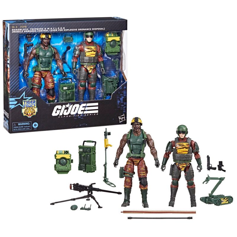G.I. Joe Tiger Force Roadblock, Tripwire, and M.A.C.L.E.O.D. Action Figure Set, 4 of 8