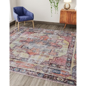 Unique Loom Maahru Collection Area Rug - Gibbous - 1 of 4