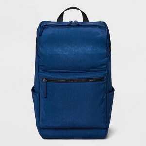 Men's 18" Commuter Backpack - Goodfellow & Co™ Navy Blue - 1 of 4