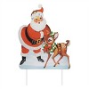 Nostalgic Santa with Deer LED Display 24"H - 2 of 3