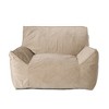 NicBex Bean Bag Chair,Velvet Beanbag Chair with Armrests,Adults Lounge Sofa,Comfy Chair for Living Room Bedroom - 4 of 4