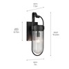 Kichler Lighting Brix 1 - Light Wall Light in  Textured Black - 2 of 4