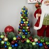 Northlight Shatterproof Ball Christmas Tree with Tinsel - 15.75" - Multicolor - 3 of 4