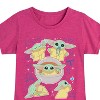 Girls' - The Mandalorian - Grogu Stickers Fitted Short Sleeve Graphic T-Shirt - 2 of 4