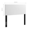 Modway Taylor King and California King Upholstered Faux Leather Headboard - 3 of 4