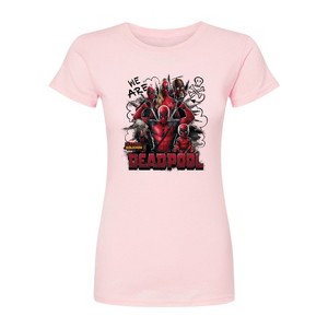 Women's - Marvel - We Are Deadpool Doodles Fitted Graphic T-Shirt - 1 of 2