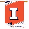 Illinois University NCAA Licensed Double-Sided House Flag 28" x 40" Briarwood Lane - 2 of 3