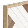 Kate & Laurel All Things Decor Ballez Wall Plaques: Tri-Tone, Nautical Decor, 14"x14" - 3 of 4