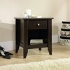 Shoal Creek Nightstand with Drawer & Storage Shelf - Jamocha Wood - Sauder: Laminated Particle Board, Rectangular Design - 3 of 4