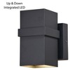 Vaxcel Lavage 2 - Light Sconce in  Textured Black - 3 of 4