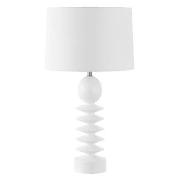 Loza 27 Inch Resin Table Lamp -  White Washed - Safavieh.