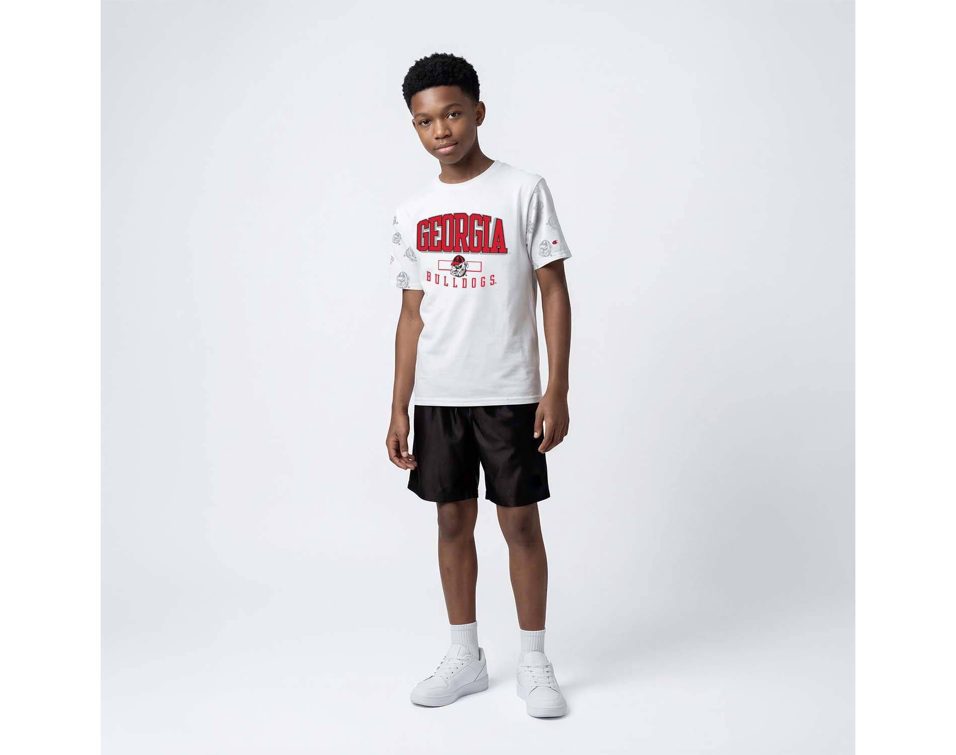 NCAA Georgia Bulldogs Champion Youth White T-Shirt