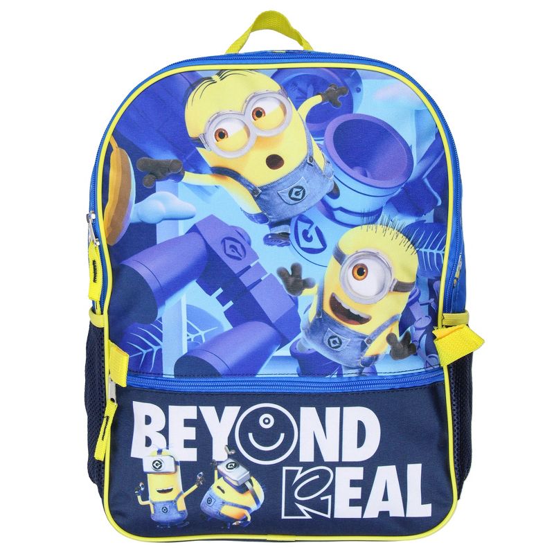 Despicable Me Minions School Travel Backpack And Lunch Box For Kids 2-Piece Set Multicoloured, 3 of 8