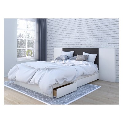 target black headboard