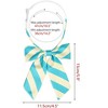 Elerevyo Women's Stylish Adjustable Elastic Band Pre-tied Stripes Bow Ties - 2 of 4