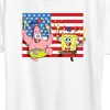 Women's - SpongeBob SquarePants - Patrick Sparkers Flag Short Sleeve Graphic T-Shirt - 2 of 4
