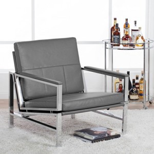 Studio Designs Home Atlas Modern Accent Chair with Padded Armrests Accent Armchair - 1 of 4