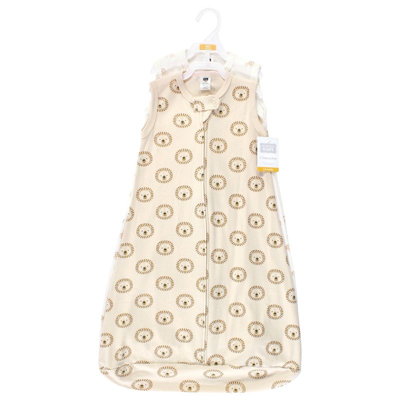 Hudson Baby Cotton Long-Sleeve Wearable Sleeping Bag, Sack, Blanket, Brave Lion Sleeveless, 2 of 5