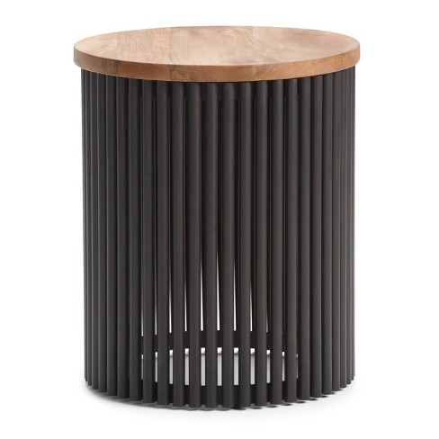 Target black cheap metal side table