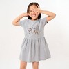 The Juniper Shop Deer Snowman Scene Toddler Graphic Dress - 2 of 3