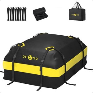 15&21 Cubic Foot Waterproof Roof Bag, Universal Fit for All Vehicles, Includes Anti-Slip Mat, Storage Pouch & Door Hooks - 1 of 4