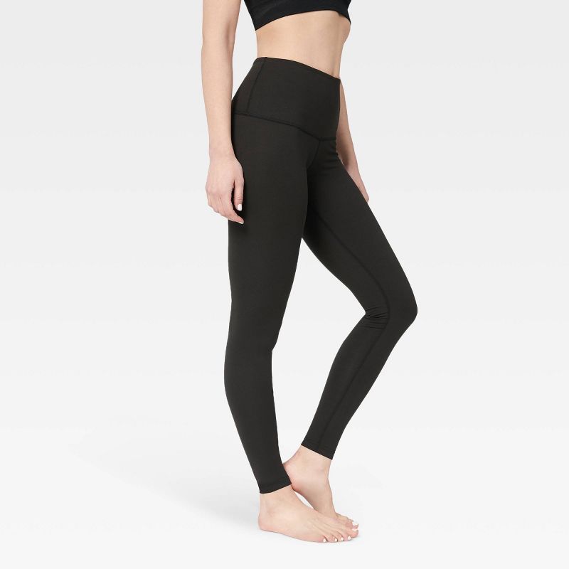 Wander by Hottotties Women's Thermoregulation Natalie Leggings - Black Heather, 4 of 7