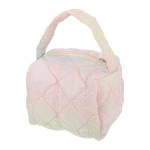 Unique Bargains Women's Durable Makeup Bag Pink Blue Yellow 1 Pc - 1 of 3