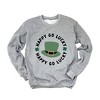 Simply Sage Market Women's Graphic Sweatshirt Happy Go Lucky Hat - 2 of 4