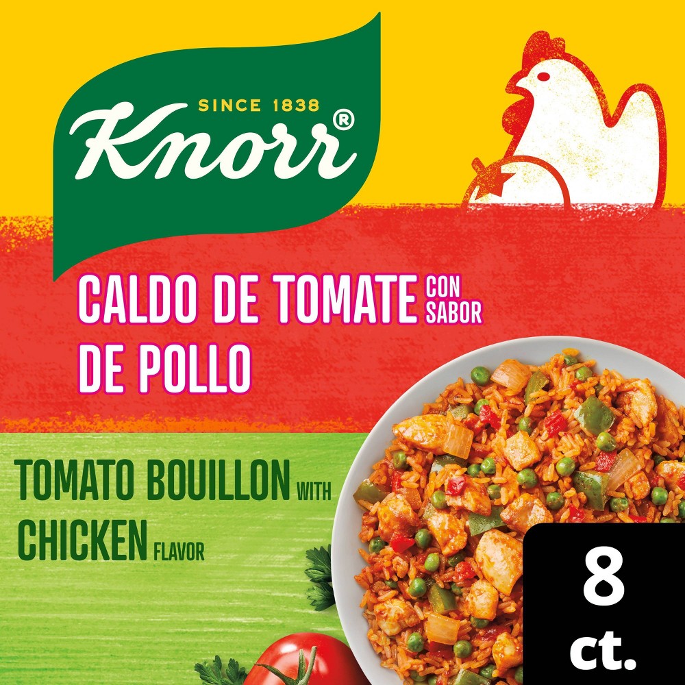 UPC 048001219847 product image for Knorr Tomato Chicken Cube Boullion - 8-ct (3.1oz) | upcitemdb.com