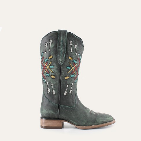 Buck & Brana Omusa Leather Cowgirl Boots - image 1 of 4