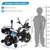 12V Ride On Car, Kids Motorcycle, Electric Car for Kids, High/Low Speed, LED Headlights & Warning Lights, Spring Suspension, for Boys & Girls - 3 of 4